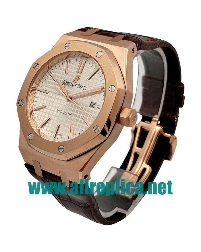 UK Rose Gold Audemars Piguet Royal Oak 15400OR.OO.D088CR.01 41MM Replica Watches