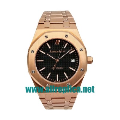 UK Rose Gold Audemars Piguet Royal Oak Jumbo 15400OR.OO.1220OR.01 39MM Replica Watches