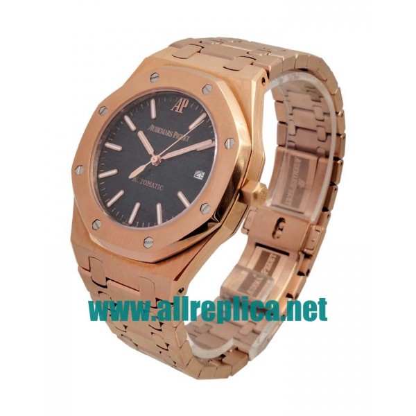 UK Rose Gold Audemars Piguet Royal Oak Jumbo 15400OR.OO.1220OR.01 39MM Replica Watches