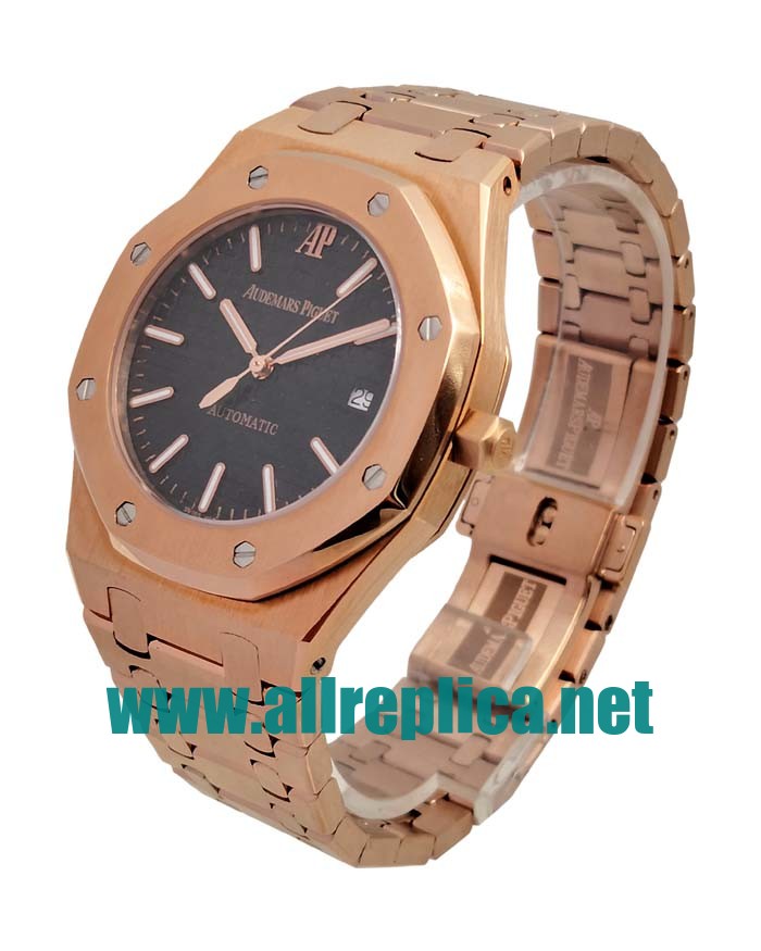 UK Rose Gold Audemars Piguet Royal Oak Jumbo 15400OR.OO.1220OR.01 39MM Replica Watches